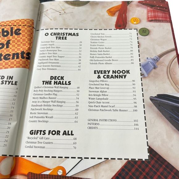 The Wonder-Under Book Of Christmas Creations Hardback Book Family Holiday Crafts - Picture 5 of 15